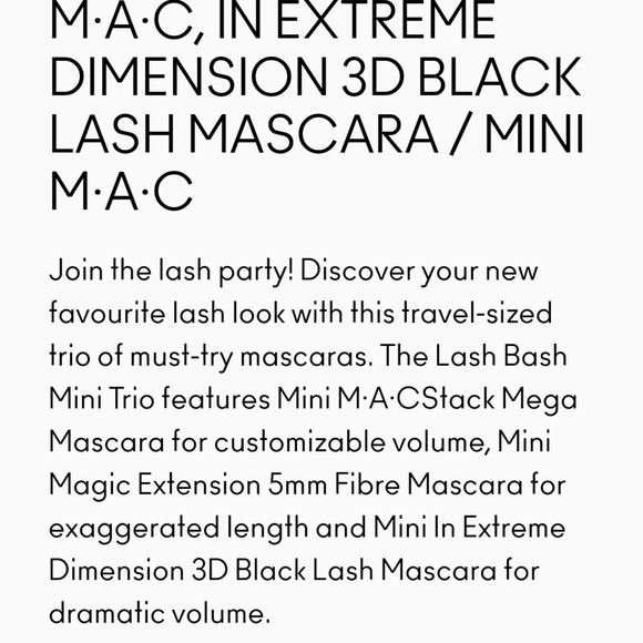 MAC Lash Bash Mini Mascara Trio - Picture 11 of 11